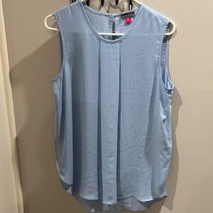 Vince Camuto Light Blue Sleeveless Blouse